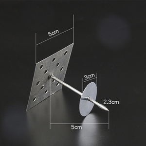 Clou d'isolation en fer/acier doux/acier inoxydable pour fixation murale extérieure pour soudure de tuyaux de climatisation centralisée - Product Image 6