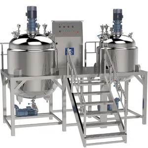 High productivity 1000L 2000L 3000L syrup production line equipment Homogenizing Mixer For Cosmetic Gel