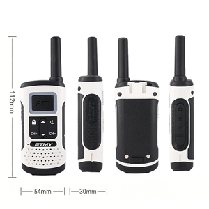 ETMY ET-T7 - Juego de 2 Walkie Talkies PTT Dobles UHF, Radio Portátil Tipo C USB con Alcance de 3 KM para Estaciones de Esquí, Viajes, Deportes, Radio Bidireccional - Product Image 3