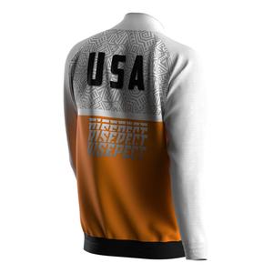 Veste de sport de lutte unisexe avec logo personnalisé, nouvelle conception, sublimation, fermeture éclair - Product Image 2