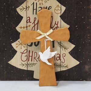 Crucifixos de Madeira para Igreja, Decoração de Natal para Casa, Objetivo e Moderno para Presente - Product Image 4