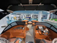Kinocean Nouveauté : Bateau ponton avec design de clôture en fibre de verre, kits de bateaux pontons à vendre