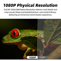 Projecteur intelligent WJ.Y3 1080P HD Système Android 9.0 Son intégré Prise en charge du décodage 4K