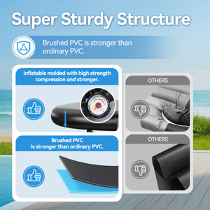 HAPPYGO Portable Gonflable Fitness Recovery <span class=keywords><strong>Spa</strong></span> Tub PVC Drop Stitch Material Logo Cold Plunge Pool for Ice Bath Therapy - Product Image 6