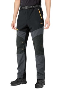 <span class=keywords><strong>Pantaloni</strong></span> da Uomo e Donna <span class=keywords><strong>Invernali</strong></span> in Softshell <span class=keywords><strong>con</strong></span> Tasche <span class=keywords><strong>con</strong></span> Zip, Foderati in Pile Caldo per Escursionismo e Sci, Abbigliamento Termico - Product Image 3