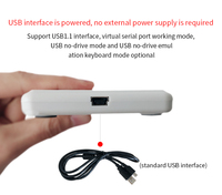 Lector/Grabador RFID UHF de Escritorio USB con SDK Gratuito Elfday, Control de Acceso por Proximidad, Etiqueta de Tarjeta de Plástico