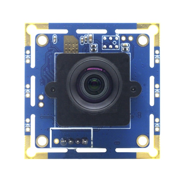 Haozhou Technology HZ-IMX377 S1.0 IMX377 Sensor 4k HD CMOS 12MP USB Camera Module Fisheye M12 Lens UVC Driver-free Fixed Focus