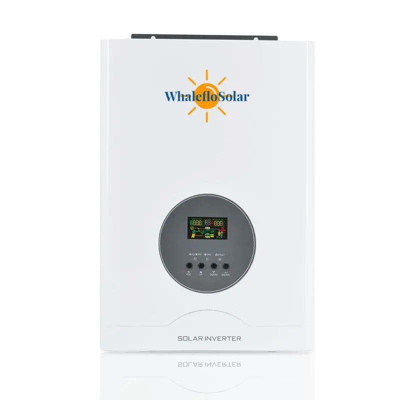 Nuovo Inverter solare Off grid 3000w 24V 48V solare onda sinusoidale pura Inverter con caricatore solare MPPT incorporato