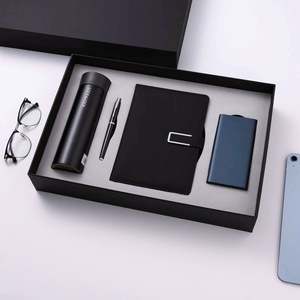 Coffret Cadeau d'Affaires Nouvel An : Ensemble Moderne et Simple avec Tasse Isotherme en Acier Inoxydable Verrouillable, Carnet et Batterie Externe – Idéal pour Événements d'Entreprise - Product Image 3