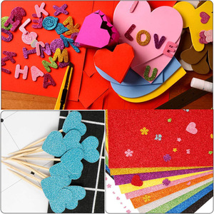 A4 Tự Dính Shining Cao Su Vỏ Và Stick Long Lanh EVA Tấm Bọt EVA Bọt Cuộn EVA Giấy Với Keo - Product Image 4