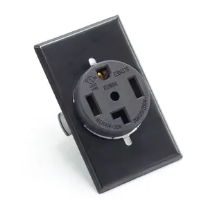 30a 125/250vac Receptacle NEMA 14-30R Power Socket 3 pole 4 wire with UL Certification