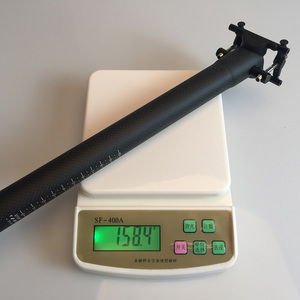 Plein Carbone <span class=keywords><strong>tige</strong></span> de <span class=keywords><strong>selle</strong></span> 27.2/30.8/31.6 3K Brillant/Mat route et <span class=keywords><strong>VTT</strong></span> Vélo <span class=keywords><strong>Selle</strong></span> super lumière de <span class=keywords><strong>selle</strong></span> 160g sans logo - Product Image 2