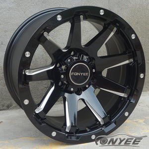 ล้อแม็<span class=keywords><strong>ก</strong></span>ซ์อัลลอยด์ Fonyee Off Road 4x4 <span class=keywords><strong>ขอบ</strong></span>ลึก ดีไซน์หลาย<span class=keywords><strong>ก</strong></span>้าน 6 รู ขนาด 17 นิ้ว 17x9 6x135 สำหรับรถยนต์ - Product Image 2
