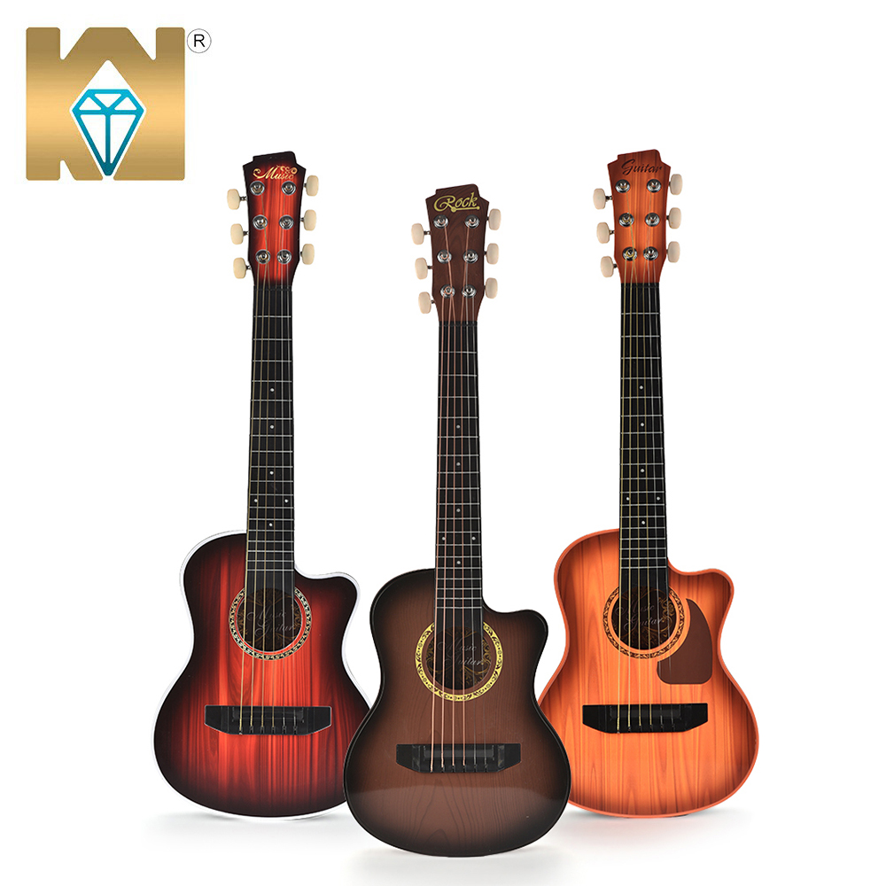 KUNYANG Homes chool 68cm klassische Gitarre Kinder Emulation Kinder Gitarre Holzmaserung musikalische Kinder Gitarre Spielzeug