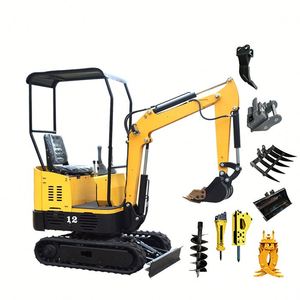 Precio de Fábrica, Mini Excavadora China de 1000 kg, 1.2 Toneladas, con Accesorios - Product Image 1