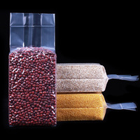 Sac d'emballage sous vide en plastique PE transparent, biodégradable, recyclable, pour viande, Fruit, riz, cacahuètes