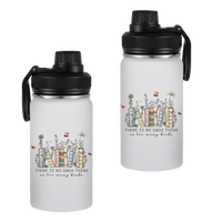 Bouteille d'eau isotherme en acier inoxydable à large ouverture de 12 oz, motif cadeau de remise de diplôme 2026, vente en gros, cadeaux pour les enseignants pour la Journée des enseignants