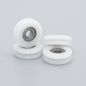 Ruedas de Plástico en Forma de U Pequeñas, Recubiertas de Goma, Poleas de POM para Rieles de Puertas y Ventanas, 4*16*5.3mm, Venta al Por Mayor Directa de Fábrica - Product Image 4