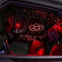 Kit d'éclairage à fibre optique 16W RGBW LED avec câble pour contrôle par application, DC 12V 5050LED pour éclairage intérieur universel