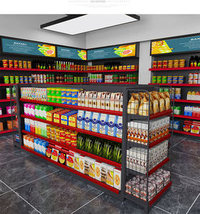Rak <span class=keywords><strong>Display</strong></span> Logam Modern Jia Chuang dengan Rak yang Dapat Disesuaikan dan Saluran Label untuk Toko Ritel - Product Image 4