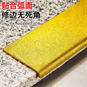 Disque de meulage diamanté auto-adhésif pour le polissage des bords de marbre avec un design à coins arrondis, surface abrasive haute dureté - Product Image 1