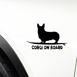Corgi-pegatina de vinilo para ventana de <span class=keywords><strong>coche</strong></span>, pegatina láser para decoración de parachoques de cachorro y <span class=keywords><strong>perro</strong></span>, regalo, calcomanías troqueladas para ventana y portátil de vidrio - Product Image 3