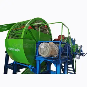 Scrap Tyre Tire Wire Separator Recycling Grinder Machine 30 Mesh Crumb Rubber Recycling Machine