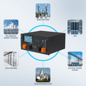 Batterie haute tension IP65 montée sur rack 48V-768V 100Ah-280Ah 6000 cycles 50KW Hybride Écran tactile CAN 4G App - Product Image 5
