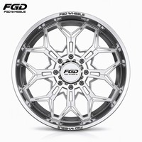 Jantes forgées en alliage T6061 haute résistance de 22, 24 et 26 pouces, déport négatif, PCD 8x180, pour pick-up GMC pleine grandeur