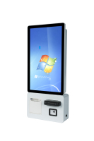 Kiosco Táctil con Soporte de Piso, Android/Windows, 21.5/23.8/27/32 Pulgadas, Pago de Autoservicio, Impresora Térmica, Escáner de Código QR, SDK, para Exteriores