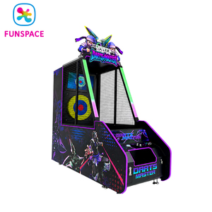 Máquina de Juego de Dardos Arace Ninja Operada con Monedas, con Extracción <span class=keywords><strong>y</strong></span> Reciclaje Automático de Discos, para Tickets de Canje, Venta al por Mayor de Fábrica Funsapce - Product Image 2