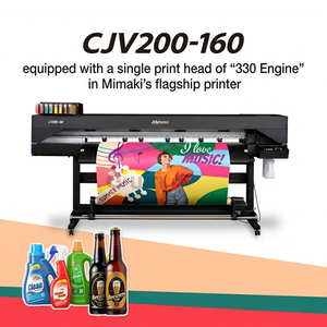 Impresora de Formato Grande Mimaki CJV200-160, 1200 dpi, Tinta Eco Solvente, Impresión Digital Rollo a Rollo para Papel de Pancartas - Product Image 2