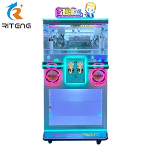 Riteng Outdoor Coin Operated Toy Crane Mini Claw Game Machine Japanese 2 Player Small Toy Mini Doll Plush Crane Claw Machine