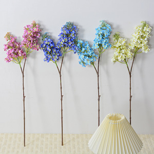 <span class=keywords><strong>Fiori</strong></span> Artificiali <span class=keywords><strong>Lilla</strong></span> <span class=keywords><strong>Viola</strong></span> con Texture Idratante, Decorazione per Tavolo da Pranzo, Composizione Floreale Blu-<span class=keywords><strong>Viola</strong></span> Francese per Matrimoni - Product Image 3