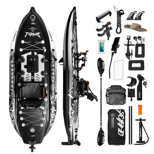 Kayak Pedal Tiup Spatium CE Certificate 335cm, Portabel dan Lipat, untuk Memancing di Danau, Sungai, Kemah, Wisata, dan Petualangan - Product Image 1