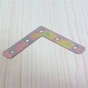 Support d'angle en métal de type L avec traitement de surface plaqué pour la connexion des cadres - Product Image 2