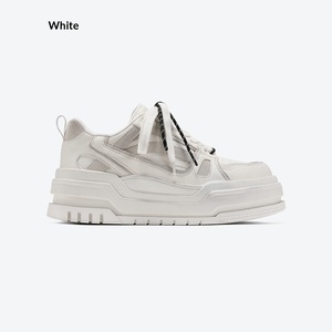 [Disordered World] <span class=keywords><strong>Zapatillas</strong></span> Deportivas Casuales Cómodas con Cordones y Suela Gruesa, Estilo Primavera 2026, para <span class=keywords><strong>Mujer</strong></span>, en Nubuck y Gamuza - Product Image 4