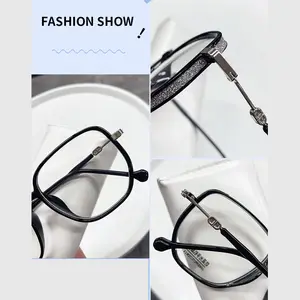 New Wholesale Full Grey Frame Modische personal isierte Anti Blue Light Blocking Style Designer Presbyopia Lesebrille