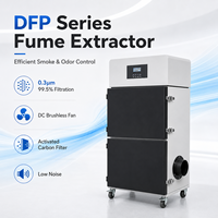 Extracteurs de fumée industriels portables, filtre de purification d'air efficace pour la soudure, la gravure au laser