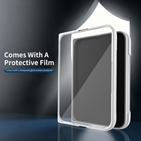 Étui de téléphone magnétique avec support rotatif à 360° et protection d'écran pour iPhone, protection de charnière double, coque antichoc avec S Pen