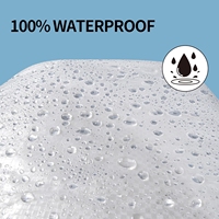 La bâche résistante transparente de fabricant de bâches de PE couvre la bâche imperméable