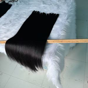 Tóc thô Brazil tóc con người bó tự nhiên vrigin Remy 12A lớp xương thẳng 100 gram - Product Image 5