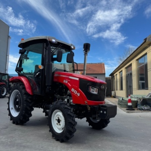 804 Farm Tractor 80HP 4WD Red Wheel Tractor High Productivity Gear Drive Engine - Product Image 6