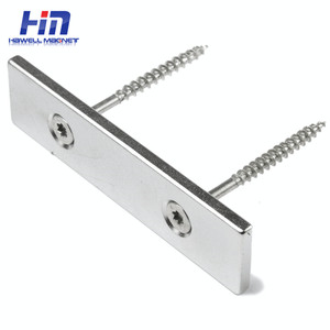 Hiệu Suất Cao NdFeB Công Nghiệp Sử Dụng Top Grade Mạnh Mẽ N50 Khối Vĩnh Viễn Chìm Nam Châm Với Uốn Và Hàn Dịch Vụ - Product Image 3