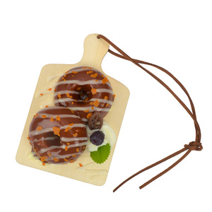 Nuevo Adorno Decorativo Creativo para el Hogar, Simulación de Donut Hecho a Mano, Modelo de Pastel de Chocolate, Adhesivo para Refrigerador con Diseño de Comida - Product Image 5