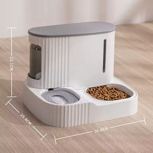 Large Capacity Automatic Ceramic Pet Bowl Eco-Friendly Plastic <strong>Cat</strong> Feeder and Water Dispenser for <strong>Cats</strong> and Dogs Pet Supplies - Product Image 1