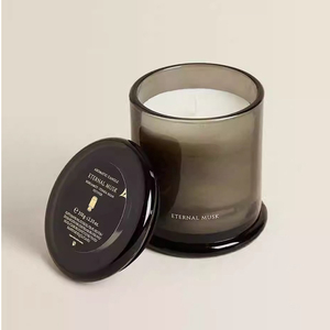 Recipientes de Vidrio para Velas Nórdicos de Alta Gama al por Mayor, Lujoso Frasco de Vidrio Transparente Grande para Velas Norvina con Caja - Product Image 1