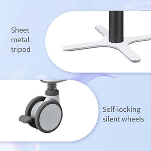 Carrito para escáner intraoral dental de 48x48x87.5cm, soporte móvil eléctrico para escaneo bucal 3D con ruedas y bandeja de almacenamiento - Product Image 3