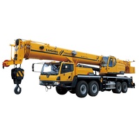 Grue sur camion Liugong TC750C5 de 75 tonnes, portée des stabilisateurs de 7,9 m, grue de levage sécurisée