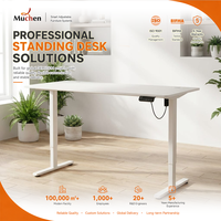 Bureau électrique réglable en hauteur, ergonomique, avec construction métallique durable